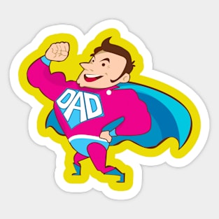 Fathers day nice present! Super dad! Sticker